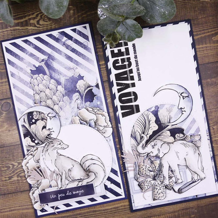 Tampons transparents Carpe Diem - Ce qui fait mon bonheur 8 pcs - Lorelai Design - Rougier et Plé