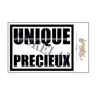 Pochoir Carpe Diem - Unique - Lorelai Design - Rougier et Plé