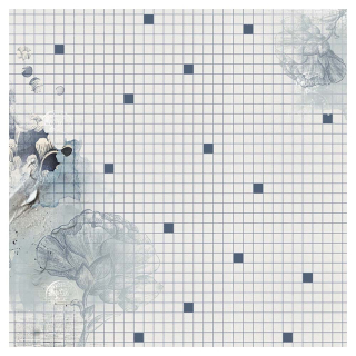 Papier imprimé 30,5 x 30,5 cm 200 g/m² Carpe Diem N°5 - Lorelai Design - Rougier et Plé
