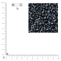 Perles de rocaille Miyuki Delica 2,2 mm métalliques dépolies - Rayher - Rougier et Plé