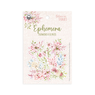 Ephemera Believe in Fairies Set Flowers and leaves 13pcs - P13 - Rougier et Plé