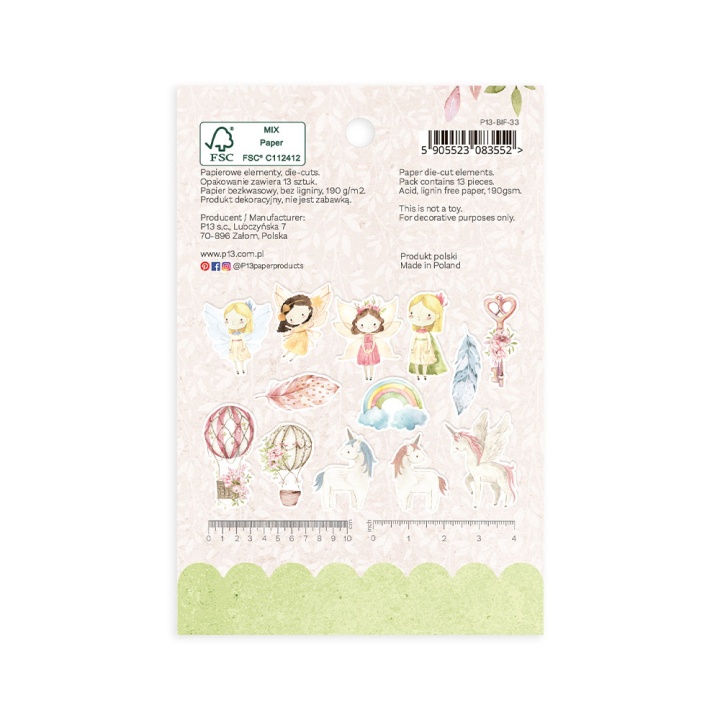 Ephemera Believe in Fairies 13pcs - P13 - Rougier et Plé