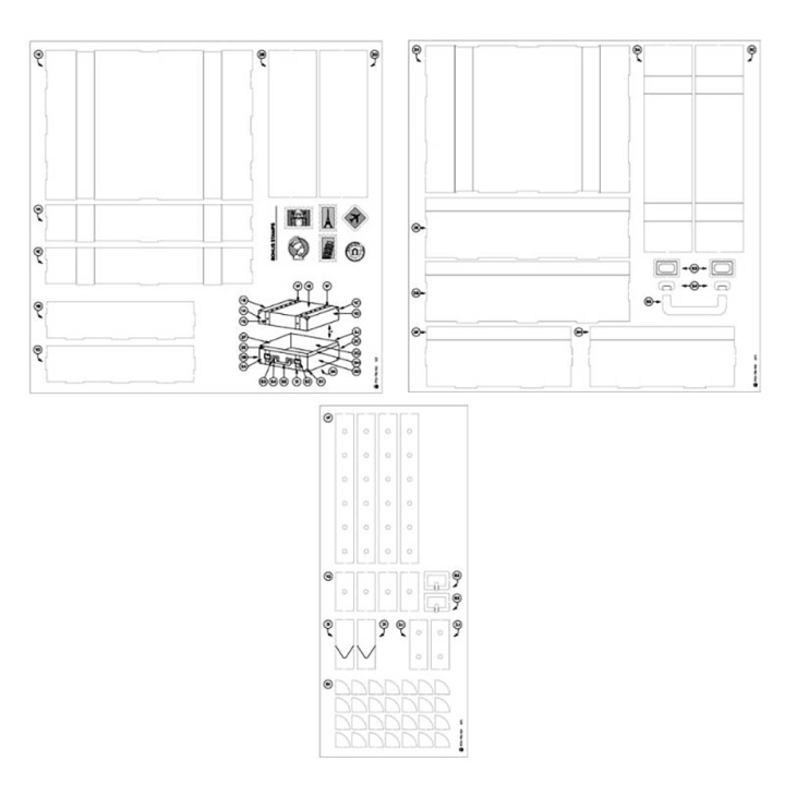 Chipboard 3D Travel Journal Suitcase 17 x 12,4 x 7 cm - P13 - Rougier et Plé