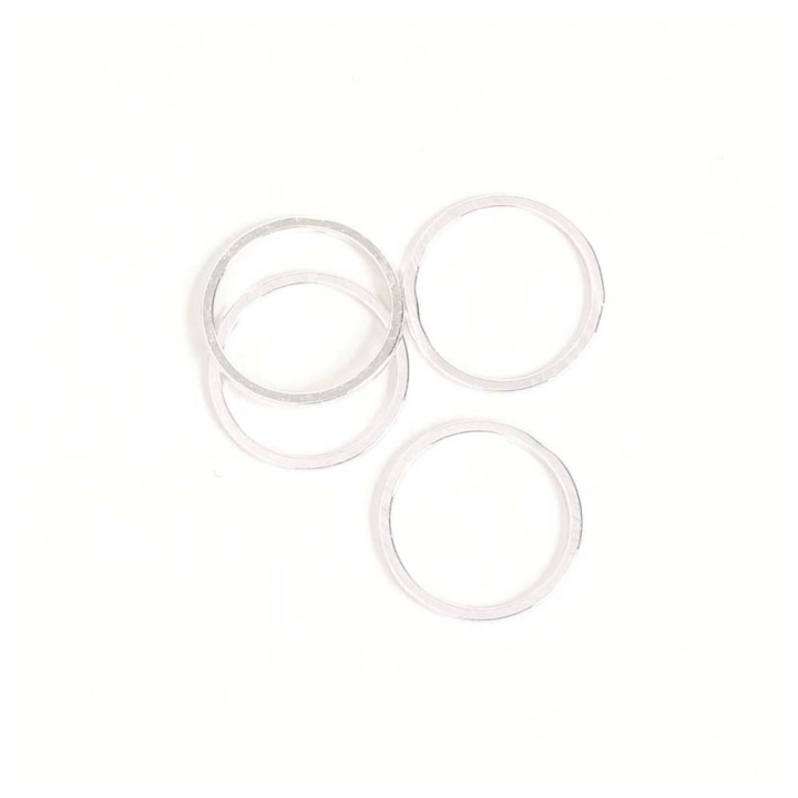 Anneaux Fermés 15 mm Argenté 925 - 8 pcs - Perles Corner - Rougier et Plé