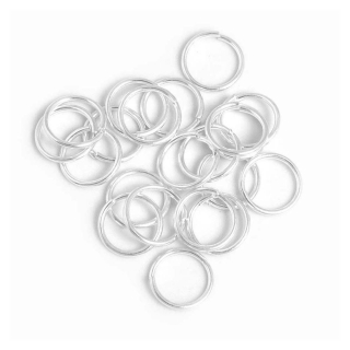 Anneaux ouverts 10 mm Argenté 925 - 20 pcs - Perles Corner - Rougier et Plé
