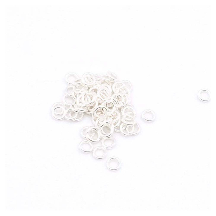 Anneaux ouverts 3 mm Argenté 925 - 50 pcs - Perles Corner - Rougier et Plé