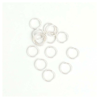 Anneaux ouverts 8 mm Argenté 925 - 25 pcs - Perles Corner - Rougier et Plé