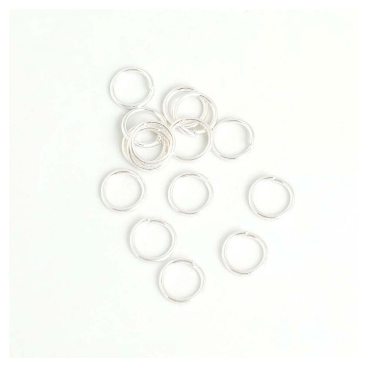 Anneaux ouverts 8 mm Argenté 925 - 25 pcs - Perles Corner - Rougier et Plé
