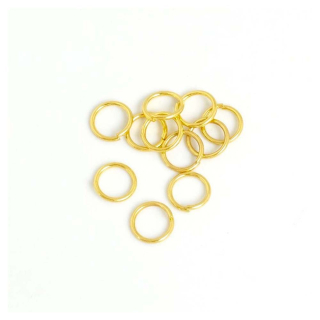 Anneaux ouverts 8 mm Doré à l'or fin 24K - 25 pcs - Perles Corner - Rougier et Plé