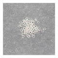 Anneaux ouverts Ovale 3 x 2,4 mm Argenté 925 - 100 pcs - Perles Corner - Rougier et Plé
