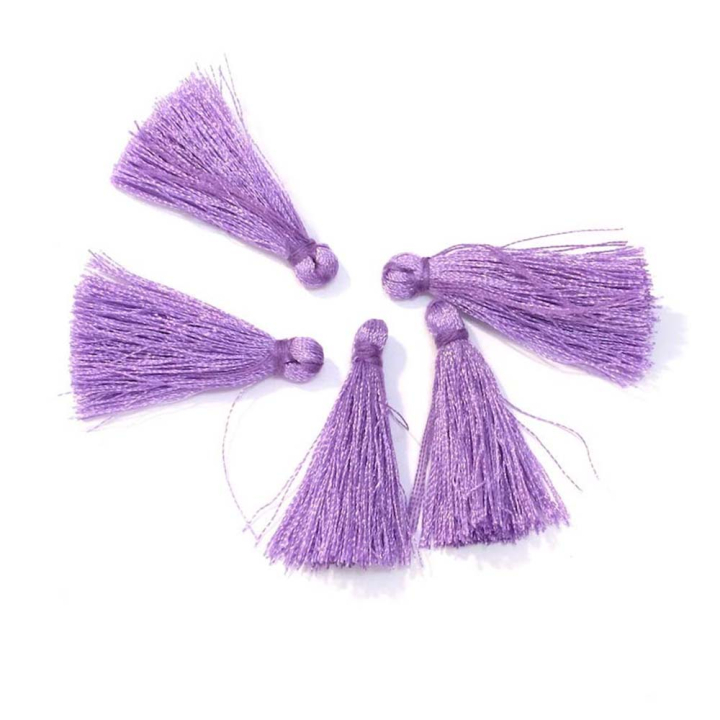 Pompons Gland 30 mm 6 pcs - Perles Corner - Rougier et Plé