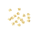 Cache-nœuds 2,2 x 3,7 mm Doré à l'or fin 24K - 10 pcs - Perles Corner - Rougier et Plé