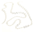 Chaîne à Mailles ovales facettés 5 mm Argenté 925 - 50 cm - Perles Corner - Rougier et Plé