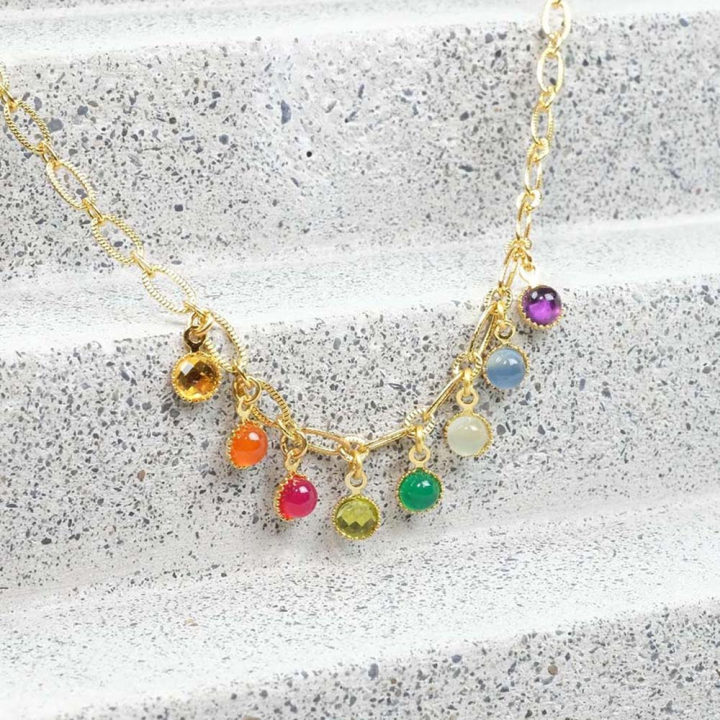 Chaîne à Maillons ovales striés 3,1 mm Doré à l'or fin 24K - 50 cm - Perles Corner - Rougier et Plé