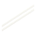 Chaîne d'extension 4 x 3 mm Argenté 925 - 20 cm - Perles Corner - Rougier et Plé