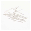 Clous à Tête Plate 25 mm Argenté 925 - 20 pcs - Perles Corner - Rougier et Plé