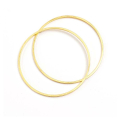 Connecteurs Anneaux ø 35 mm Doré à l'or fin 24K - 4 pcs - Perles Corner - Rougier et Plé