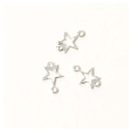 Connecteurs Étoile 6 x 8 mm 6 pcs - Perles Corner - Rougier et Plé