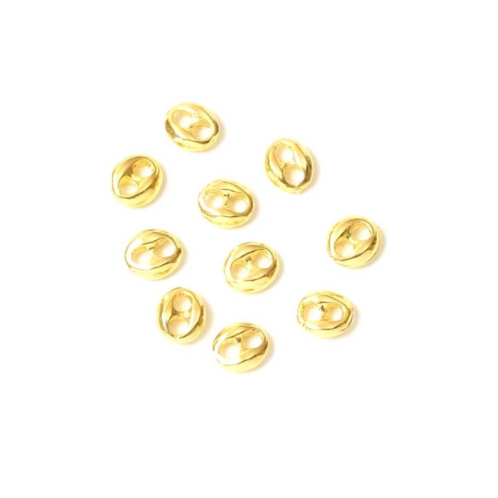 Connecteurs Grain de café 5 x 6 mm 10 pcs - Perles Corner - Rougier et Plé