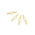 Connecteurs Losange Ajouré 3,2 x 12,3 mm Doré à l'or fin 24K - 4 pcs - Perles Corner - Rougier et Plé