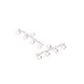 Connecteurs Multirang 8,5 x 21 mm 4 Anneaux Argenté 925 - 4 pcs - Perles Corner - Rougier et Plé