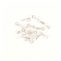 Embouts pour Chaîne et Cordon 1 mm Argenté 925 - 10 pcs - Perles Corner - Rougier et Plé