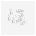 Embouts pour Chaîne et Cordon 2 mm Argenté 925 - 10 pcs - Perles Corner - Rougier et Plé