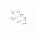 Embouts pour Cordon Rond 2 mm Argenté 925 - 8 pcs - Perles Corner - Rougier et Plé