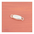 Fermoir Aimanté 2 Anneaux 5 x 18 mm Zamak argenté - Perles Corner - Rougier et Plé