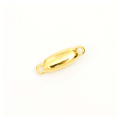 Fermoir Aimanté 2 Anneaux 5 x 18 mm Doré à l'or fin 24K - Perles Corner - Rougier et Plé