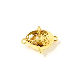 Fermoir Aimanté Bohème 18 x 24 mm Zamak doré - Perles Corner - Rougier et Plé