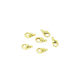 Fermoirs Mousquetons 10 mm Doré à l'or fin 24K - 10 pcs - Perles Corner - Rougier et Plé