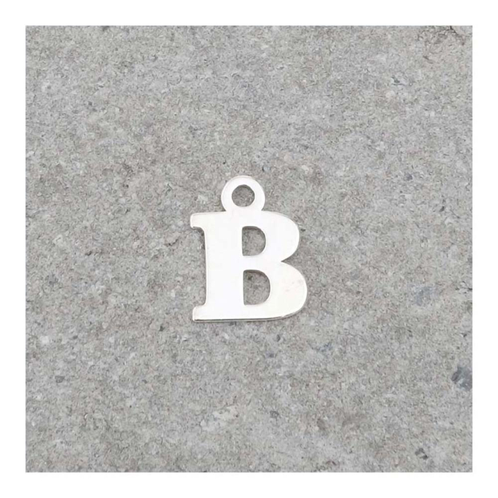 Pendentif Lettre B - 9 x 7 mm - Perles Corner - Rougier et Plé