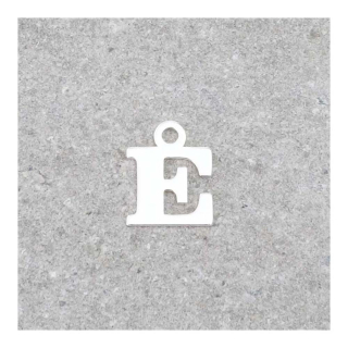 Pendentif Lettre E - 9 x 7 mm - Perles Corner - Rougier et Plé