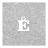 Pendentif Lettre E - 9 x 7...