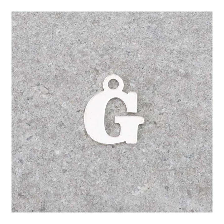 Pendentif Lettre G - 9 x 7 mm - Perles Corner - Rougier et Plé
