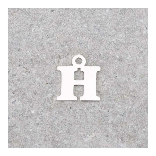 Pendentif Lettre H - 9 x 7 mm - Perles Corner - Rougier et Plé
