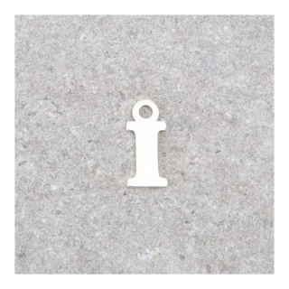 Pendentif Lettre I - 9 x 7 mm - Perles Corner - Rougier et Plé