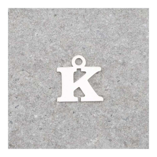 Pendentif Lettre K - 9 x 7 mm - Perles Corner - Rougier et Plé