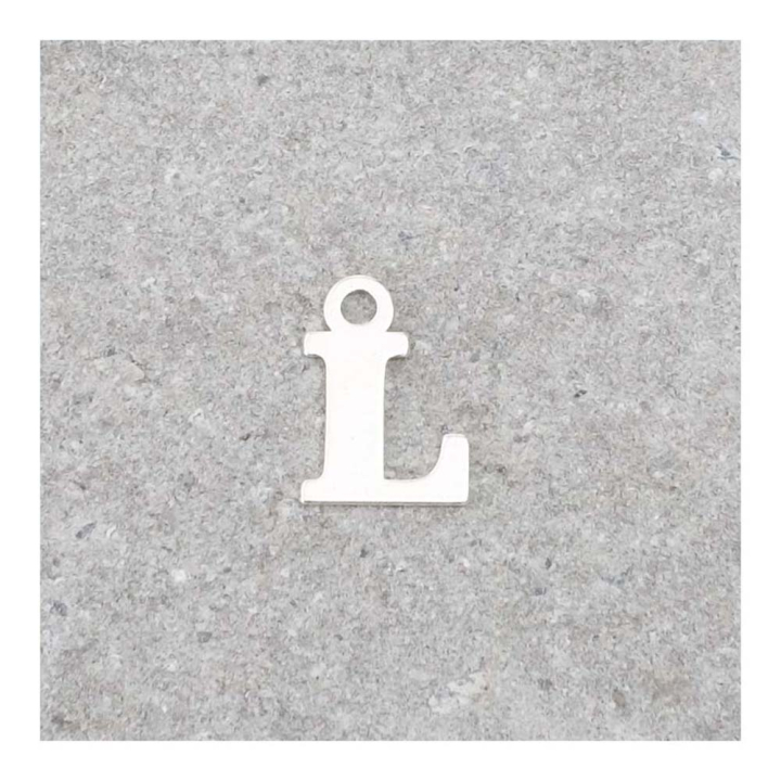 Pendentif Lettre L - 9 x 7 mm - Perles Corner - Rougier et Plé