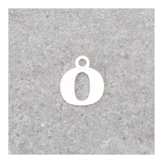 Pendentif Lettre O - 9 x 7 mm - Perles Corner - Rougier et Plé