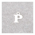 Pendentif Lettre P - 9 x 7 mm - Perles Corner - Rougier et Plé