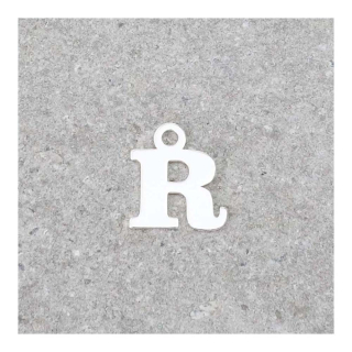 Pendentif Lettre R - 9 x 7 mm - Perles Corner - Rougier et Plé