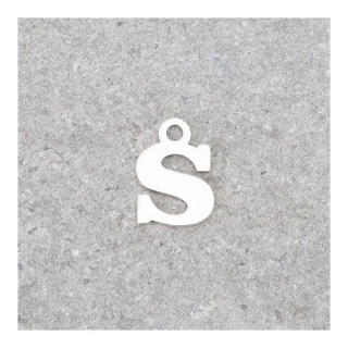 Pendentif Lettre S - 9 x 7 mm - Perles Corner - Rougier et Plé