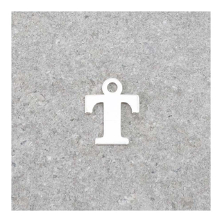 Pendentif Lettre T - 9 x 7 mm - Perles Corner - Rougier et Plé