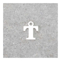 Pendentif Lettre T - 9 x 7 mm - Perles Corner - Rougier et Plé