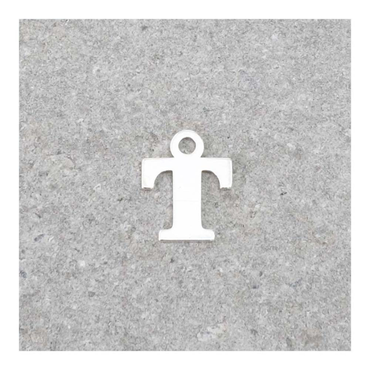 Pendentif Lettre T - 9 x 7 mm - Perles Corner - Rougier et Plé