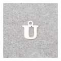 Pendentif Lettre U - 9 x 7 mm - Perles Corner - Rougier et Plé