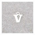 Pendentif Lettre V - 9 x 7 mm - Perles Corner - Rougier et Plé