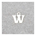 Pendentif Lettre W - 9 x 7 mm - Perles Corner - Rougier et Plé